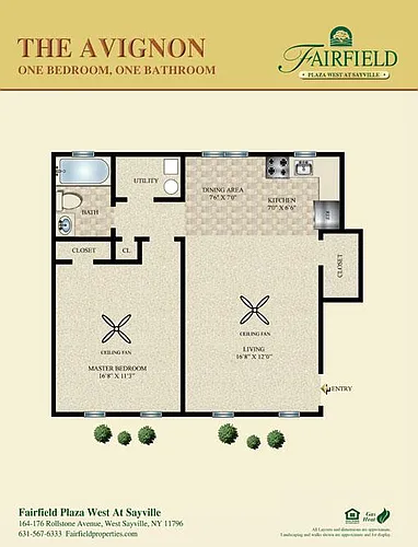 Floor plan The Avignon