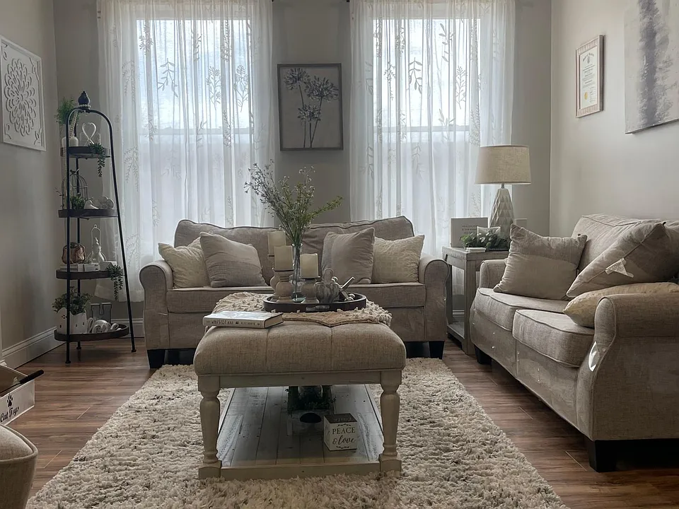Well Lit Living Room
