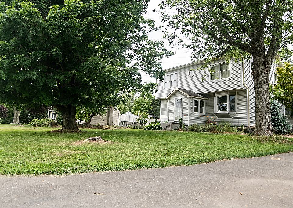 view from paved driveway