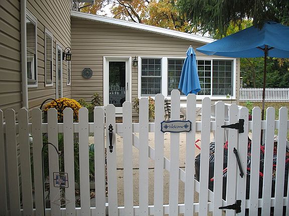 Patio facing the family room