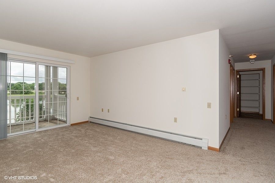 Living room with patio access
