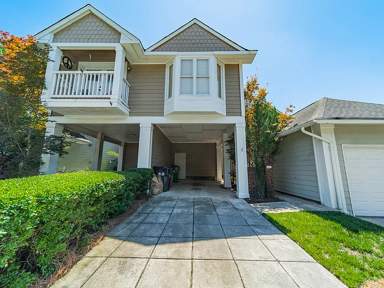 Front entrance, carport