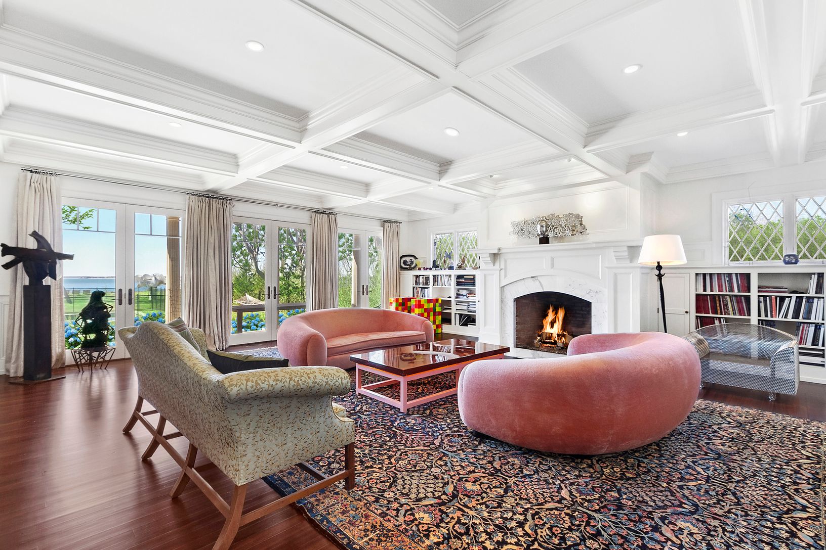 Living Room with Fireplace