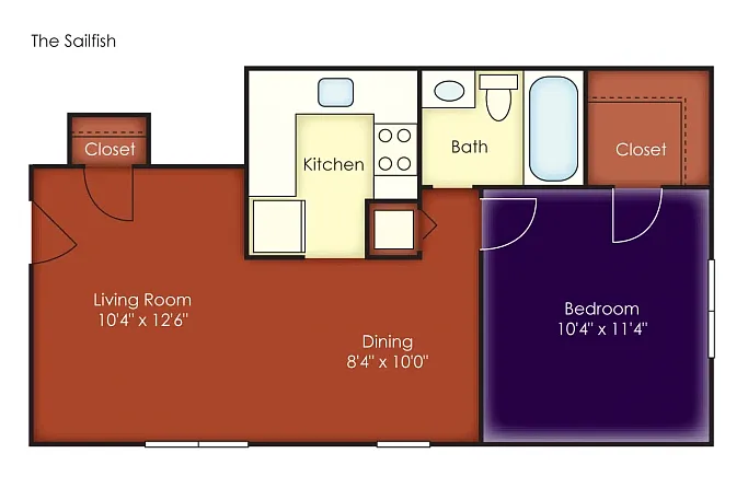 Floor plan The Sailfish