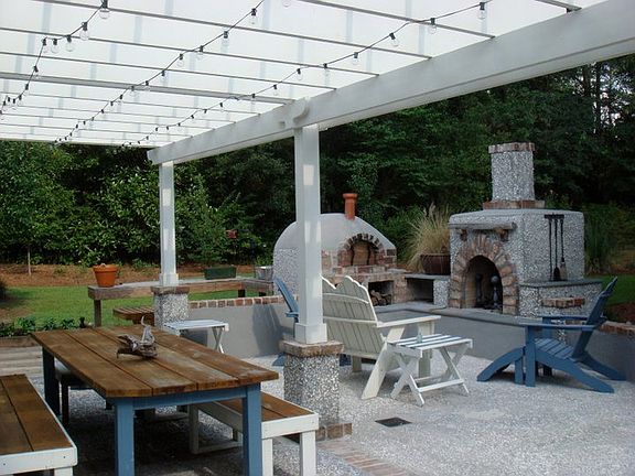 Fireplace, Pizza Oven