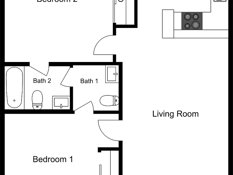Two Bedroom Two Bedroom