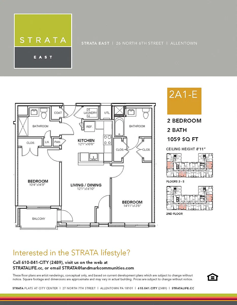 Floor plan 2A1-E