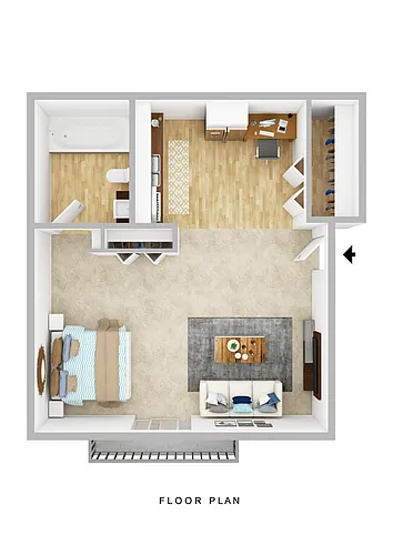 Floor plan Studio