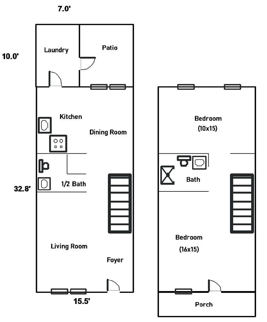 Floor plan 288 Fleming Road