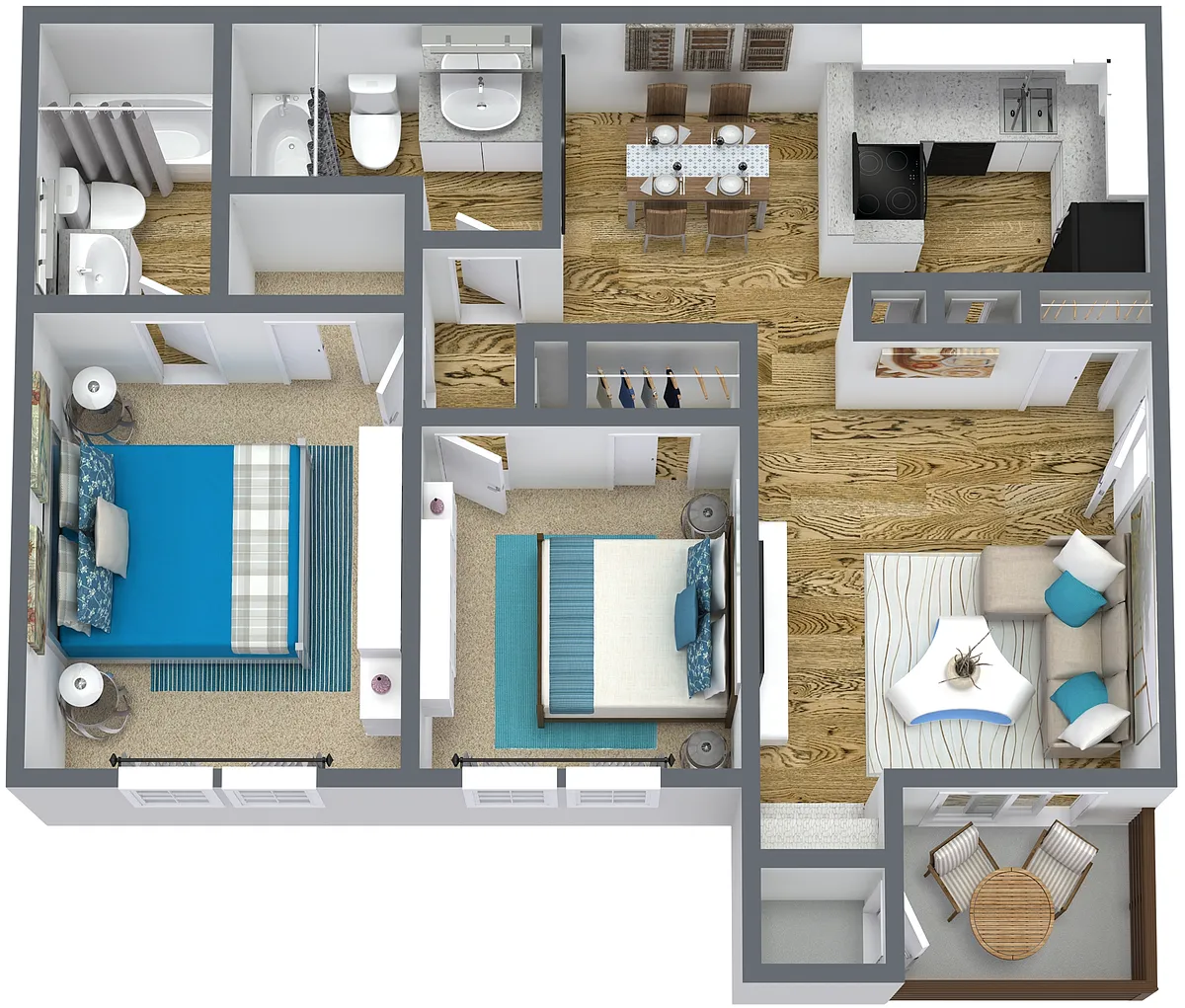 Floor plan B1