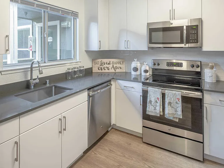 Kitchen with Stainless Steel Appliances