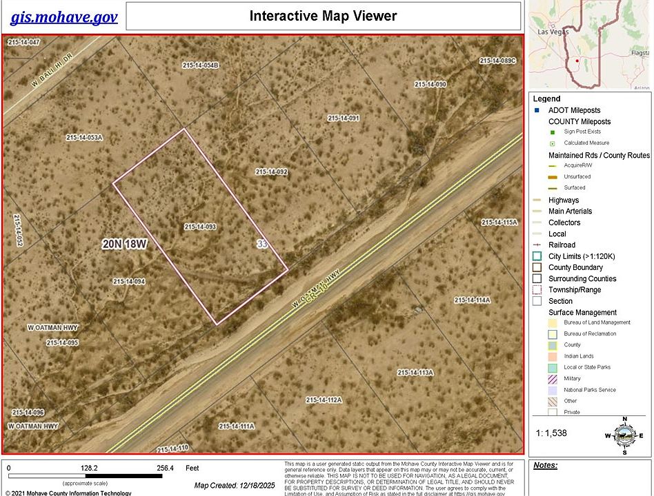1st image of 215-14-093 W Oatman Highway