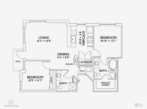 Floor plan B2