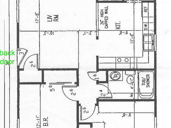 floor plan and dimensions
