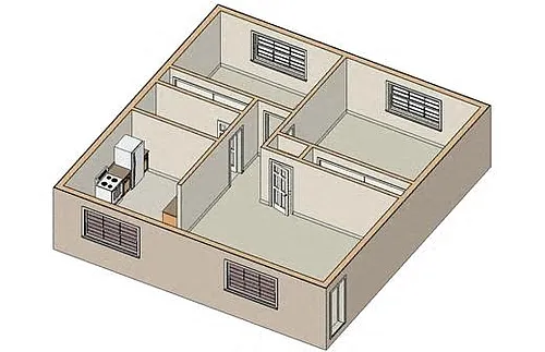 Floor plan Wyandotte - The Sinatra