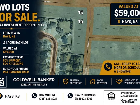 Lots 15 And 16 Rolling Hills Dr, Hays, KS 67601
