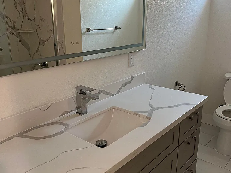 Plenty of counter space and storage