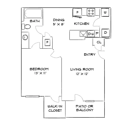 Floor plan Design 1A