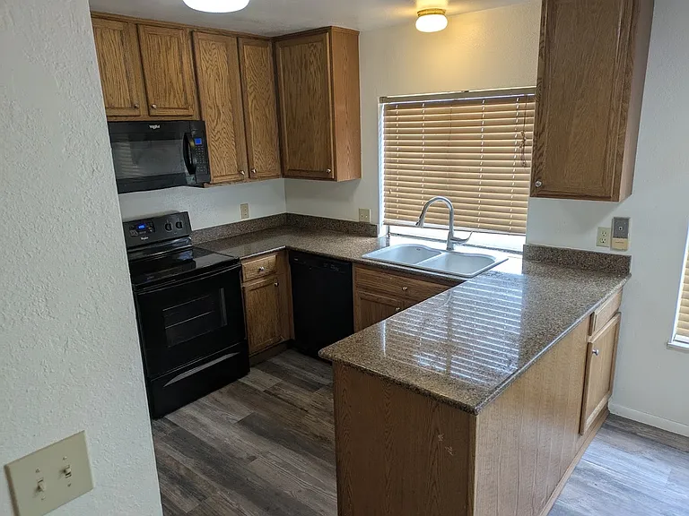 Kitchen from entry hall