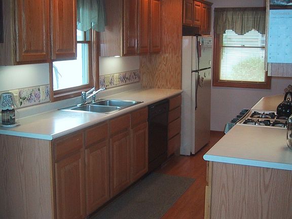 Kitchen Overlooking Backyard