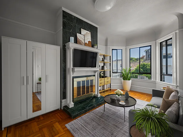 Image has been virtually staged to add furniture