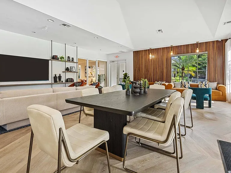 Work from home in one of the many amenity work spaces.