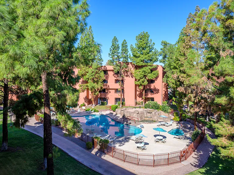 One of the five pools. Four out of five are heated in the winter.