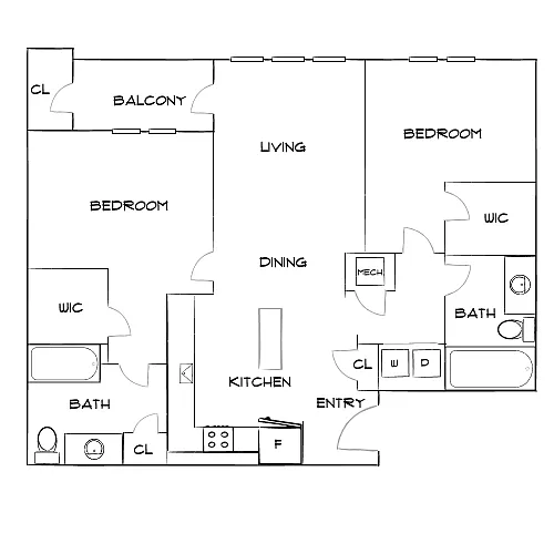 Floor plan Design 2B
