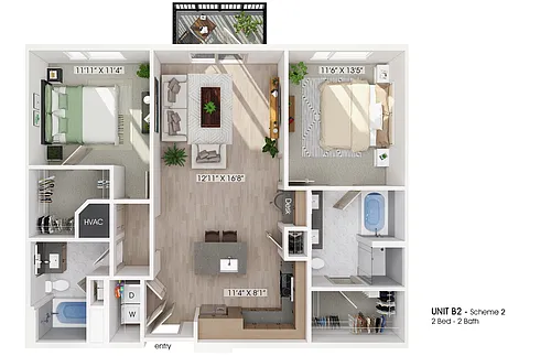 Floor plan B2