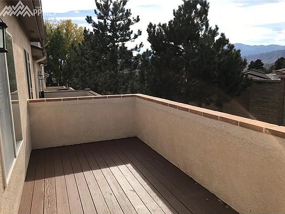 Private Deck has Front Range Views
