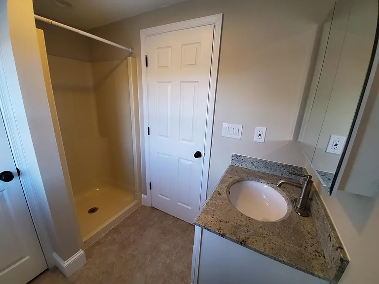 Bathroom with shower on 1st floor