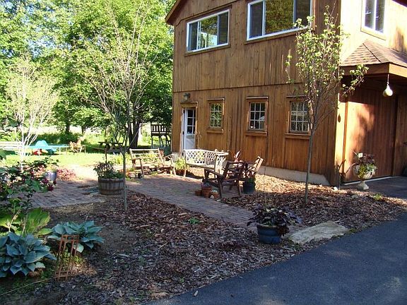 Patio and Barn.