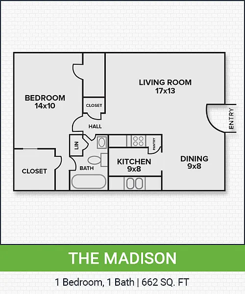 Floor plan 1X1