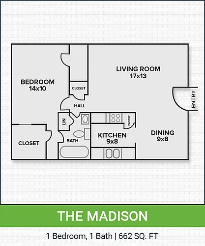 Floor plan 1X1