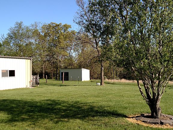 Barn, shed, corkscrew willow