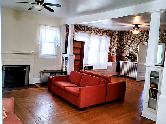 First floor living/dining rooms