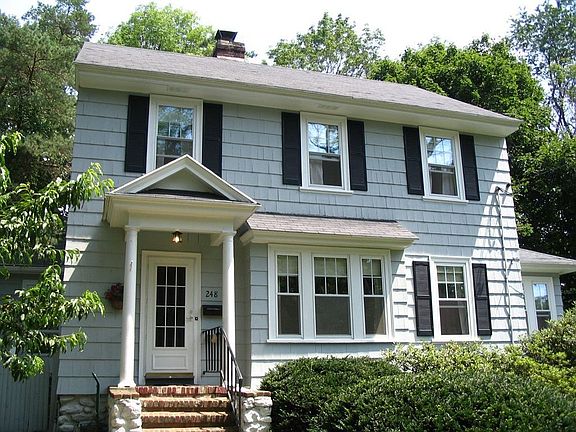 front of the house