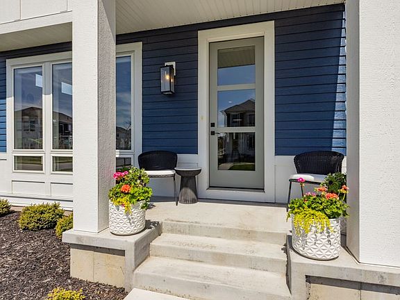 Front door and small porch