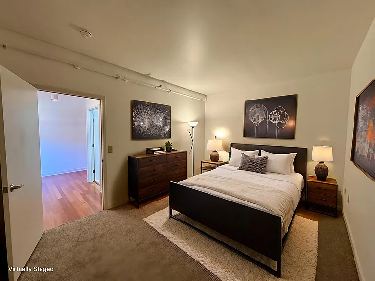 Bedroom (Virtually Staged)