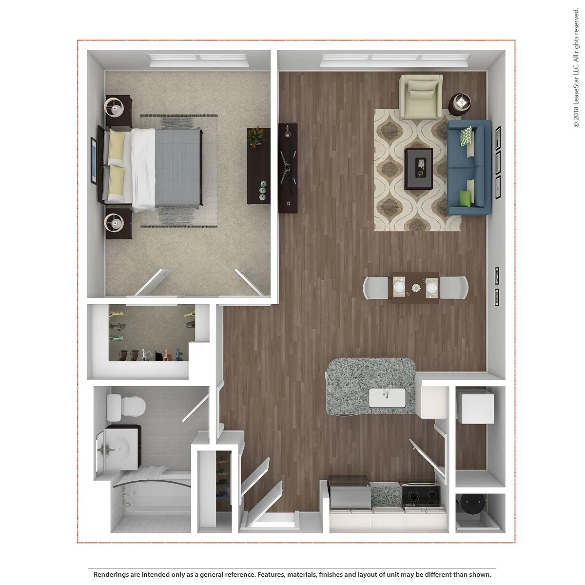 Floor plan 1B