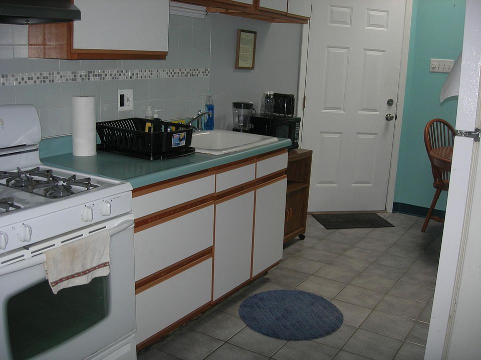 Large Kitchen leads out to back porch