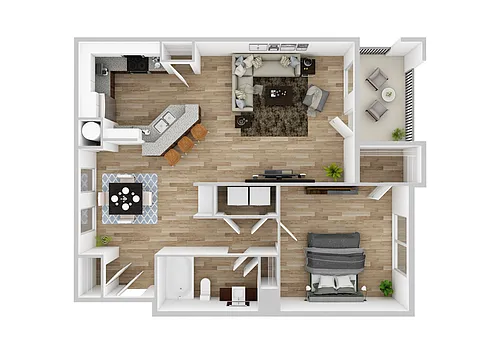 Floor plan Cove | Renovated