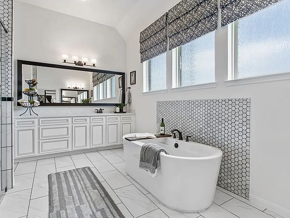 Owner s luxury bath with freestanding tub