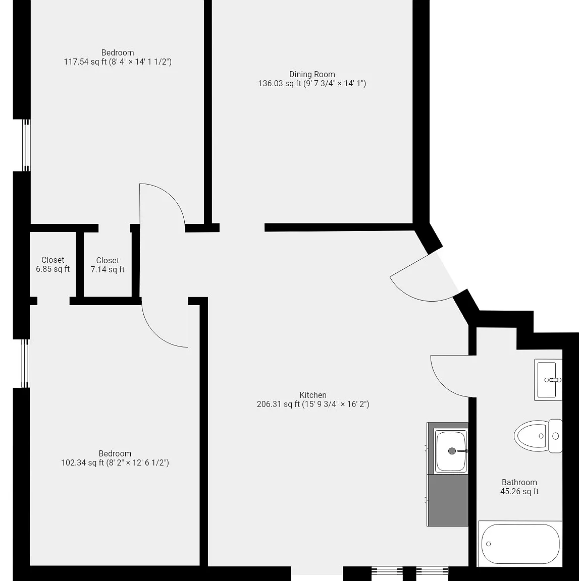 2 bed, 650 sqft, $1,295 — Photo 2