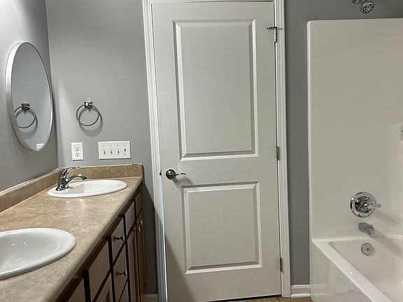 Master bedroom bathroom includes his/her sink