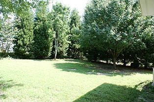 with a private back yard