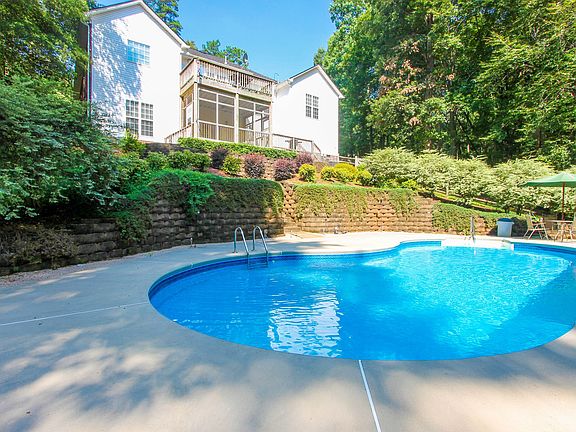 pool and back of house