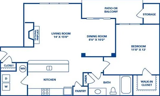 1 Bedroom | 1 Bath | 793 SF 1 Bedroom | 1 Bath | 793 SF