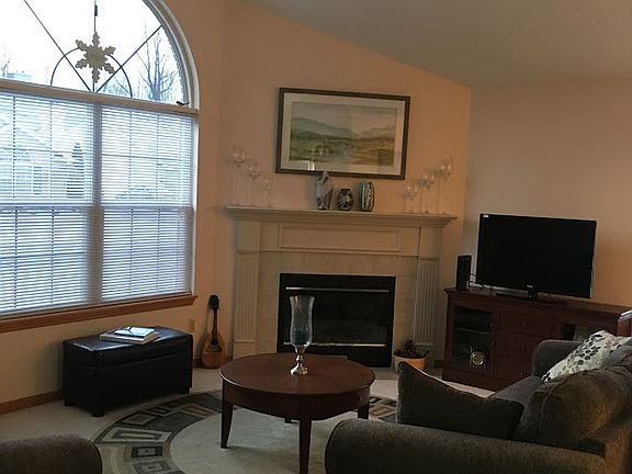 Living room vaulted ceiling