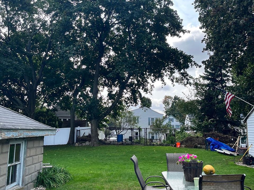 Backyard sitting area